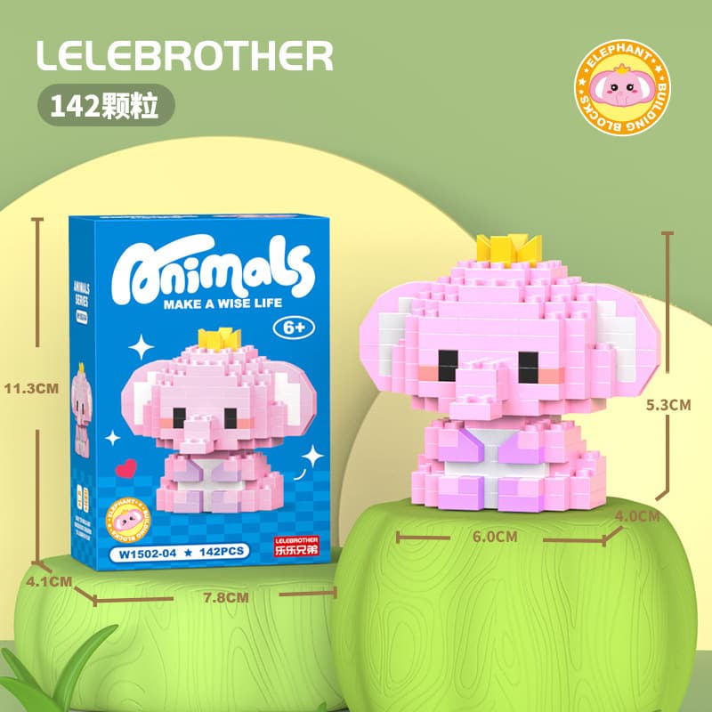 W1502-4 little elephant 142pcs