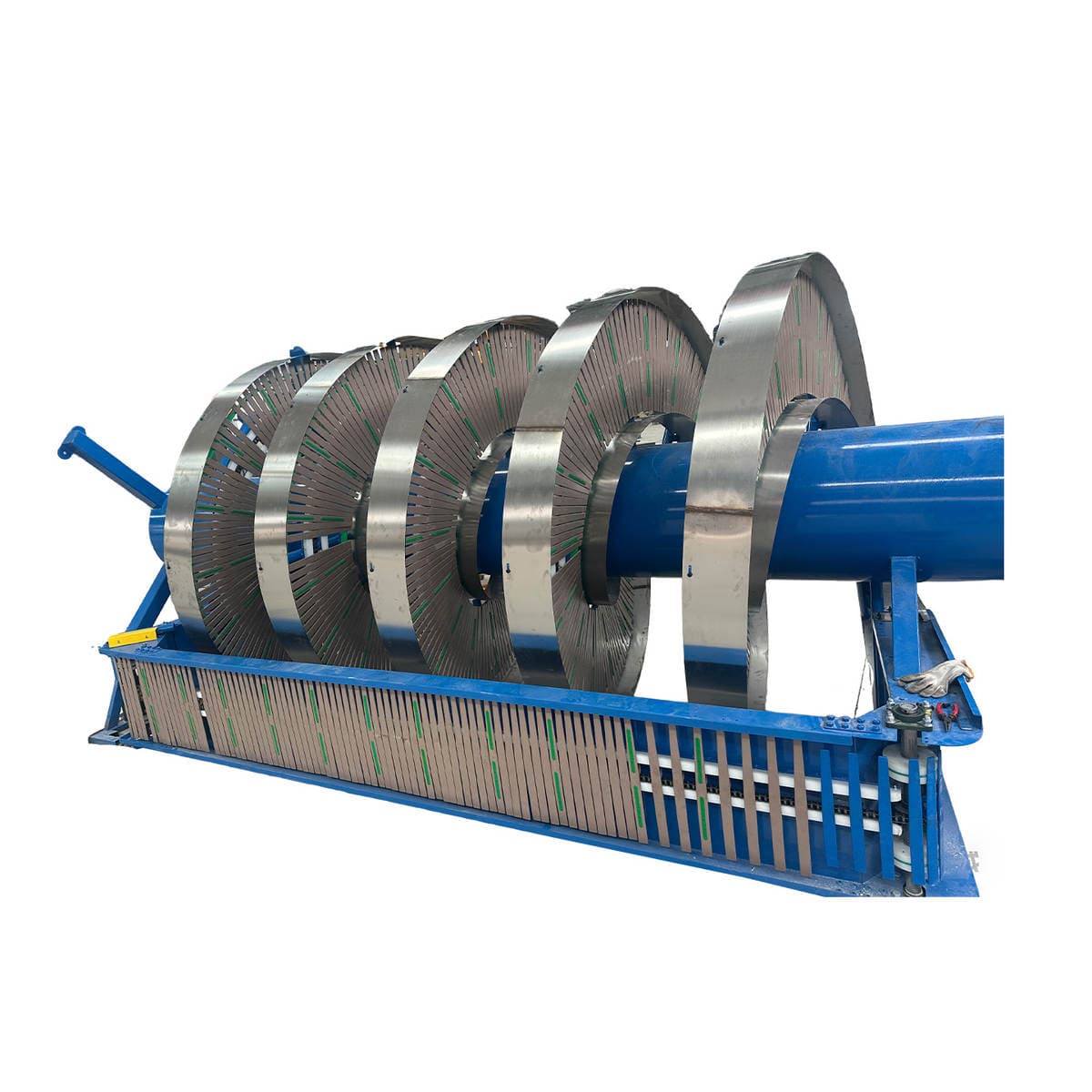 Spiral Lift Conveyor for Inter-Floor Logistics and Warehousing, Multi-Layer Chain Plate Spiral Conveyor for up and down Stairs 5