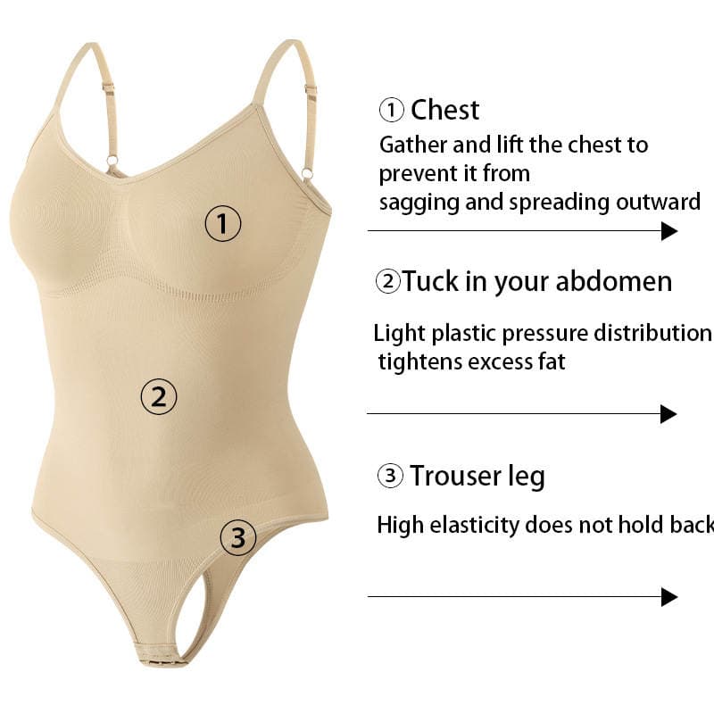 Cross-Border Sk Kardashian-Style Shapewear, Tight-Fitting Butt-Lifting, Tummy-Tucking, Waist-Cinching, Strapless Skims Seamless Bodysuit 3