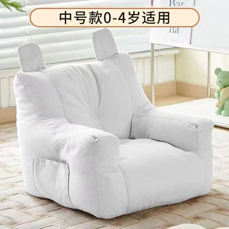 [45*45*35cm] white cotton and linen