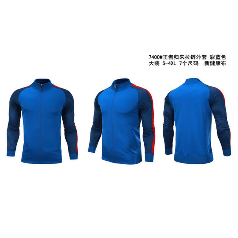 Colorful blue top
