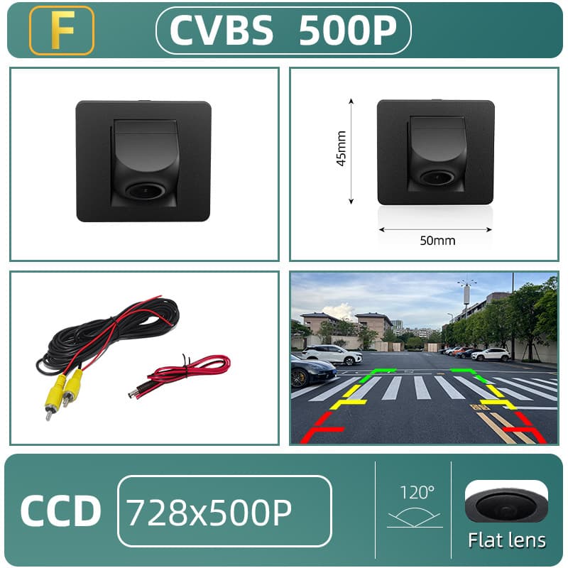 Ccd (cvbs) flat lens