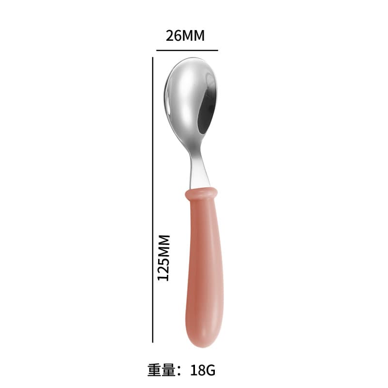 Pink handle-spoon