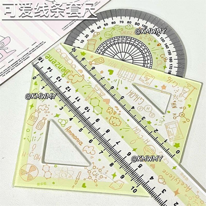 Green chemistry element ruler set