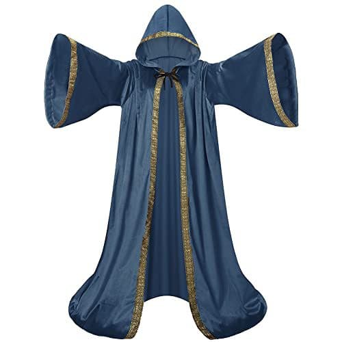 Velvet lace cape-blue