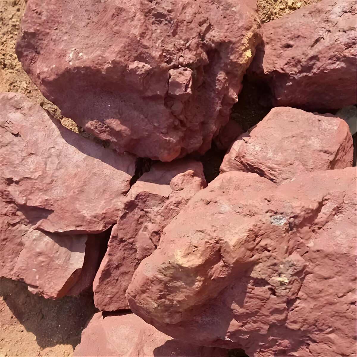 Hematite Ore Supply Iron Ore Steel Mill Metallurgy Casting Refractory Materials Water Treatment Ceramic Paint Hematite Block 2