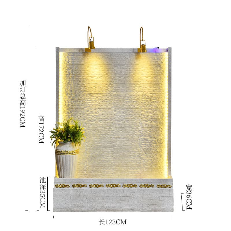 Vase style tablet: 123*36*192cm