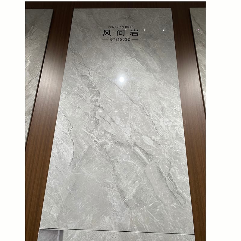 {in stock, made in foshan, guangdong} high-gloss porcelain tile 3c with g-fengjianyan finish