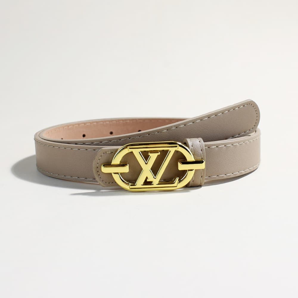 Khaki (2.3cm wide ear lv gold buckle)