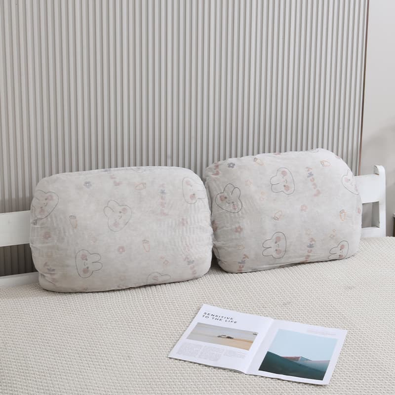 Disposable rubber band pillowcase, pure white (two opp bag pack)