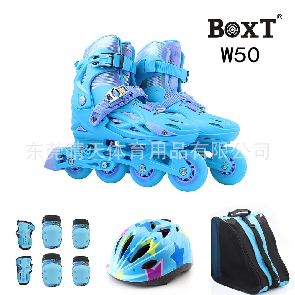 Blue W50 + turtle protector + helmet + Backpack
