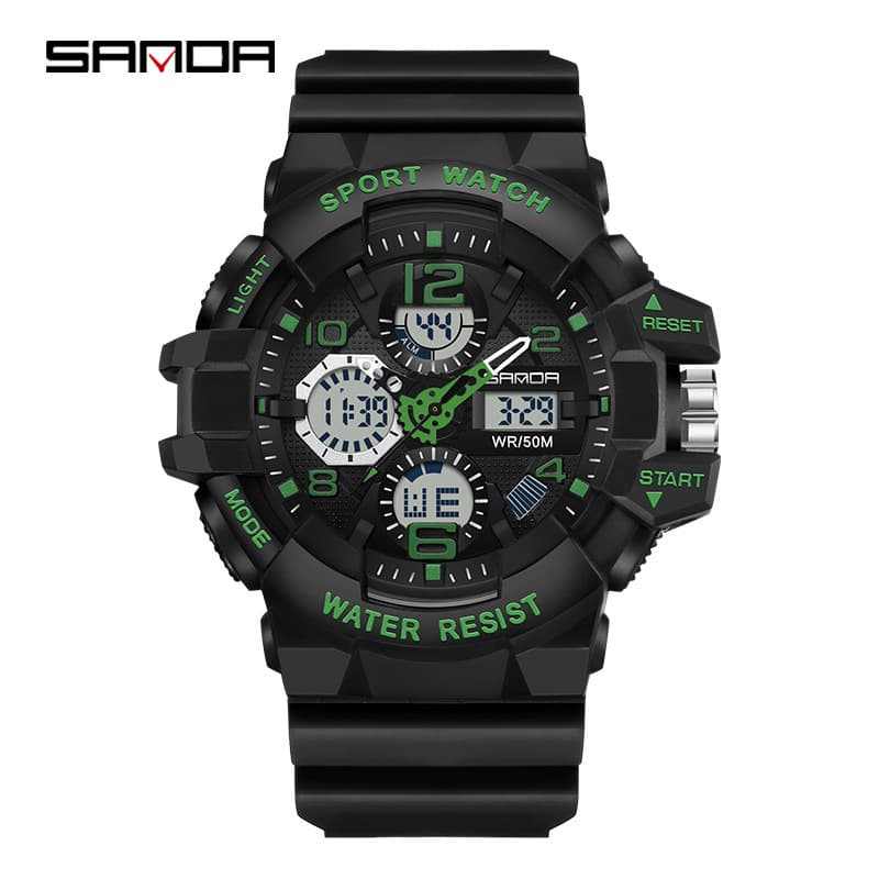 Black and green