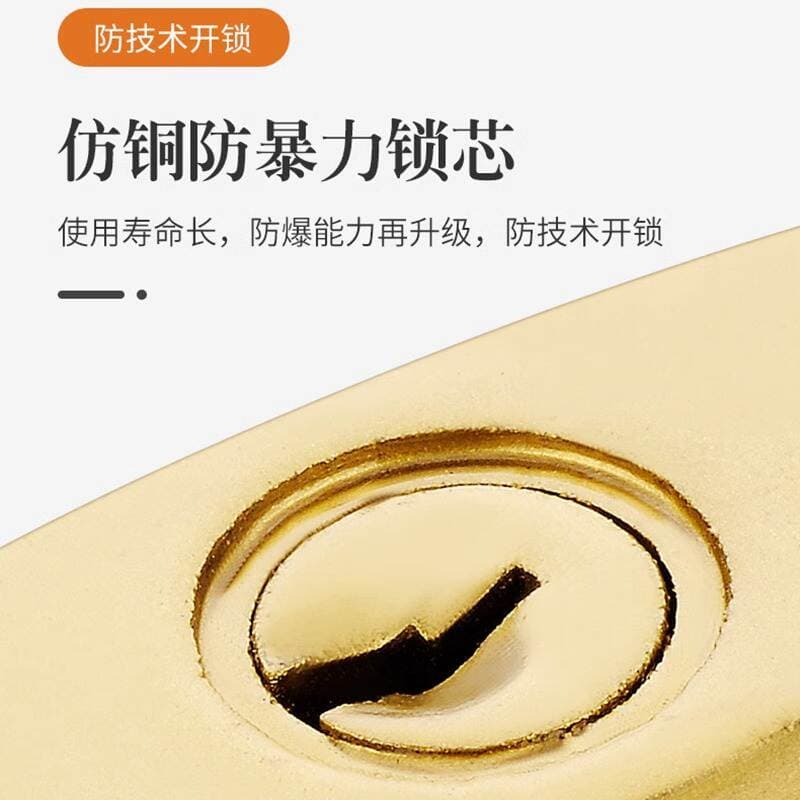 Small Lock Open Padlock Universal Lock small size Lock Head Mini Home Student Dormitory Cabinet Imitation Copper Paint Lock 3