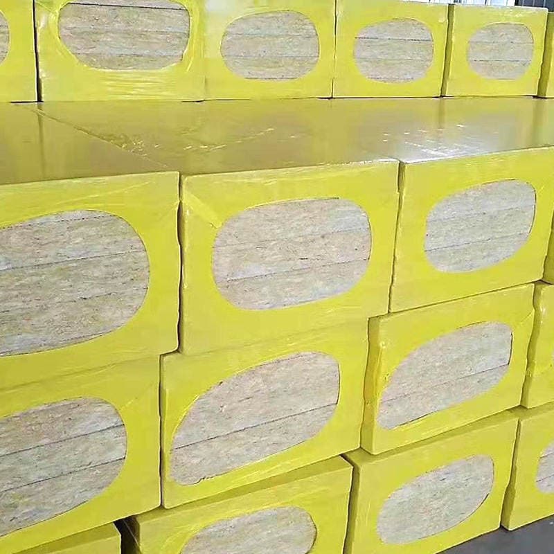 Insulation Rock Wool Board, Industrial Machinery Equipment Fire Retardant Rock Wool Sound-Absorbing Board, Exterior Wall Filling and Decoration Material Rock Wool Board 4