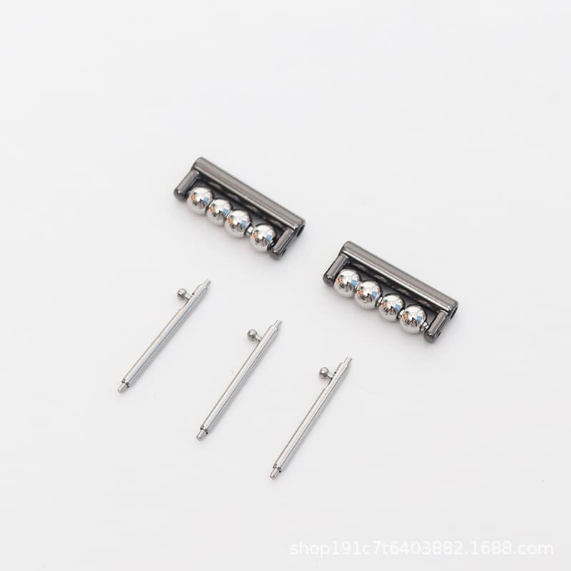 [raw ear model] black-4 beads