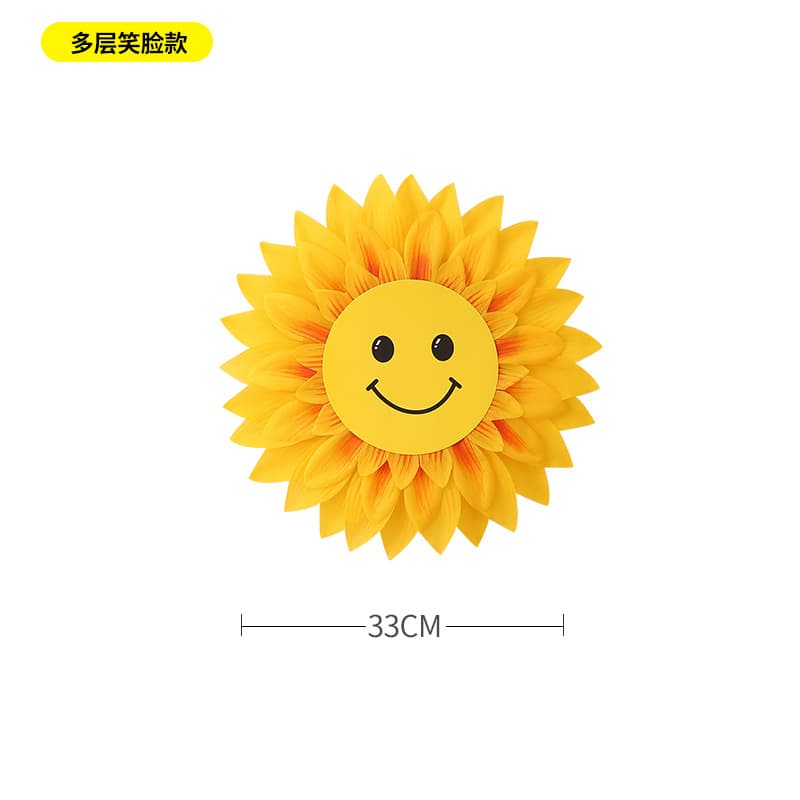 33cm [multi-layered smiley face]