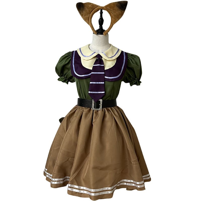 Mr. fox [skirt + tie + belt + headwear + tail]