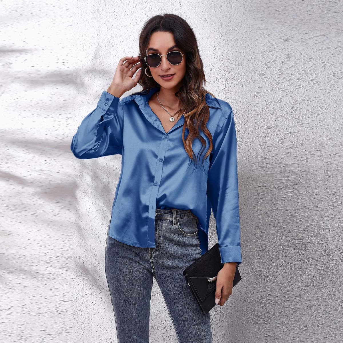 Colorful blue