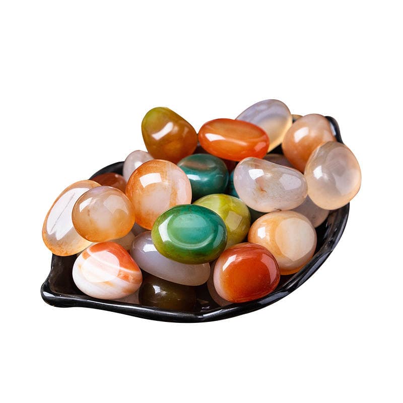 Təbii rəngli çay daşları (Nanjing Yuhua Stone) – akvarium və landşaft dizaynı üçün 5