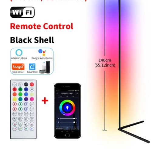 Wifi tuya 40-key black - us certified power supply