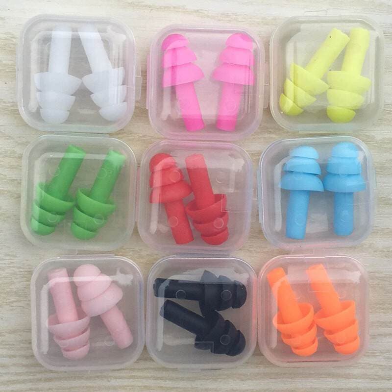 Earplugs boxed noise reduction sound insulation anti-noise bathing swimming waterproof ear protection wholesale manufacturers Christmas tree earplugs 2