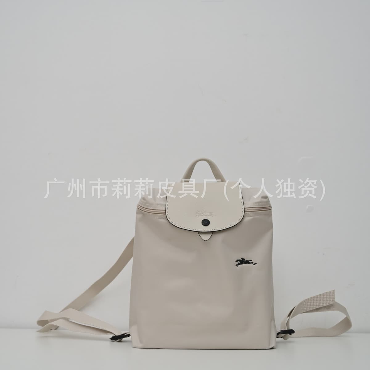 Original factory leather backpack - first generation - commemorative pink & white