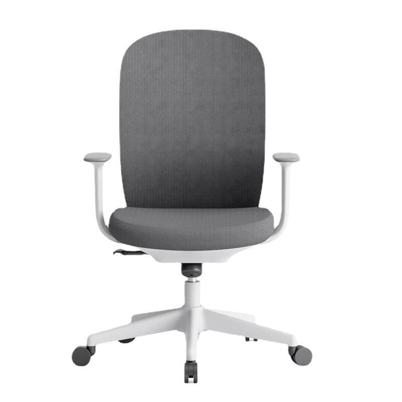 Zhongsheng Furniture White Office Net Back Computer Staff Swivel Chair Fashion Lift Staff Office Chair Teacher Seat 5