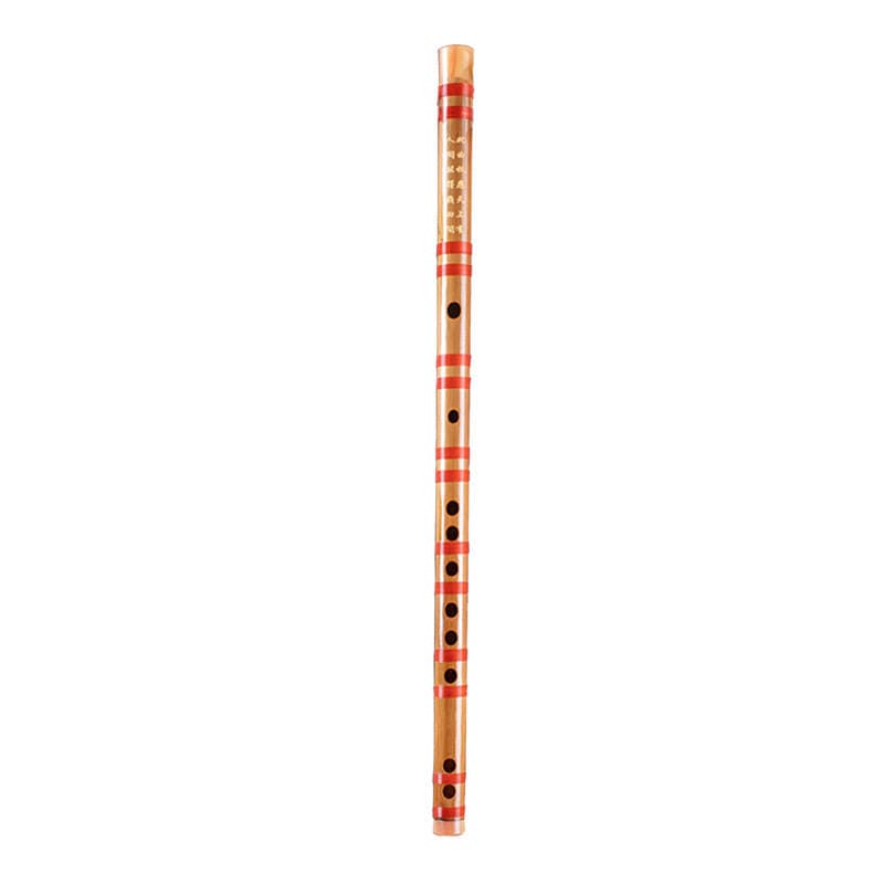 Wholesale single-section flute carved poems C/D/E/F/G/A/drop E tune A cross-section bamboo flute playing national musical instruments 5