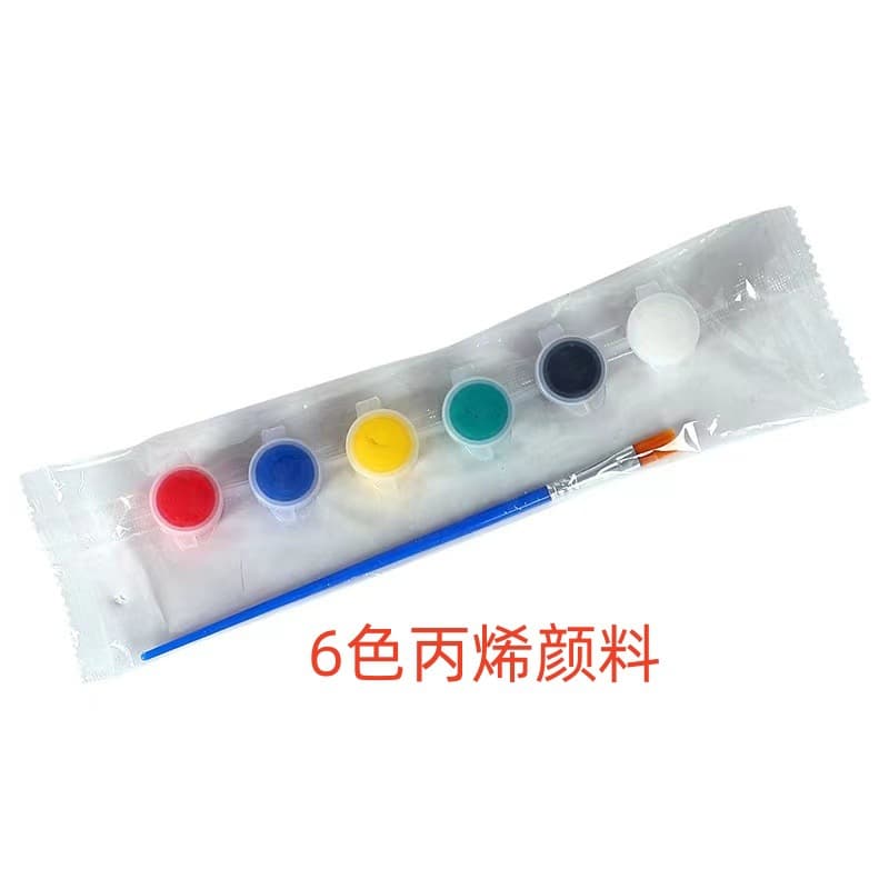 6 colors acrylic paint