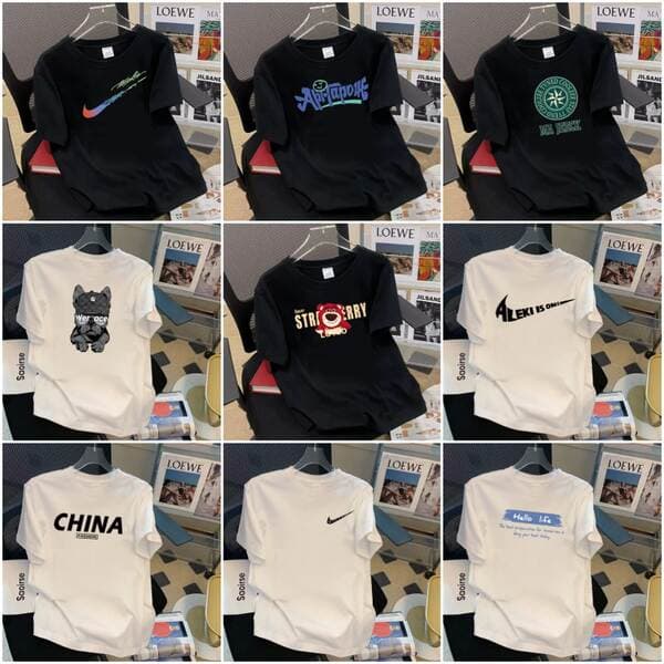 Kişi üçün təmiz pambıq qısaqol t-shirt, yay 2026 yeni model, boş, şəffaf olmayan, dəyirmi yaxalı
