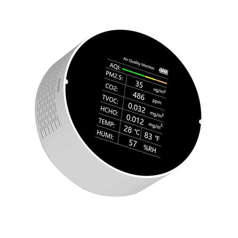 Air quality detector multifunctional CO2 odor NDIR graffiti WIFI mobile phone interconnection environment detection instrument 5