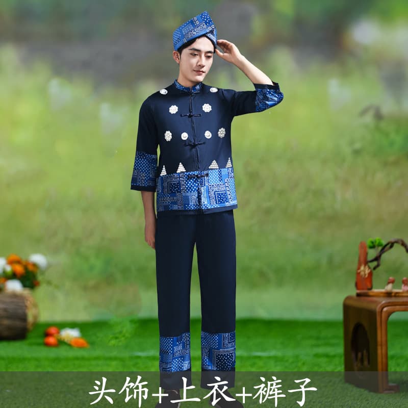Byz navy blue man + hat
