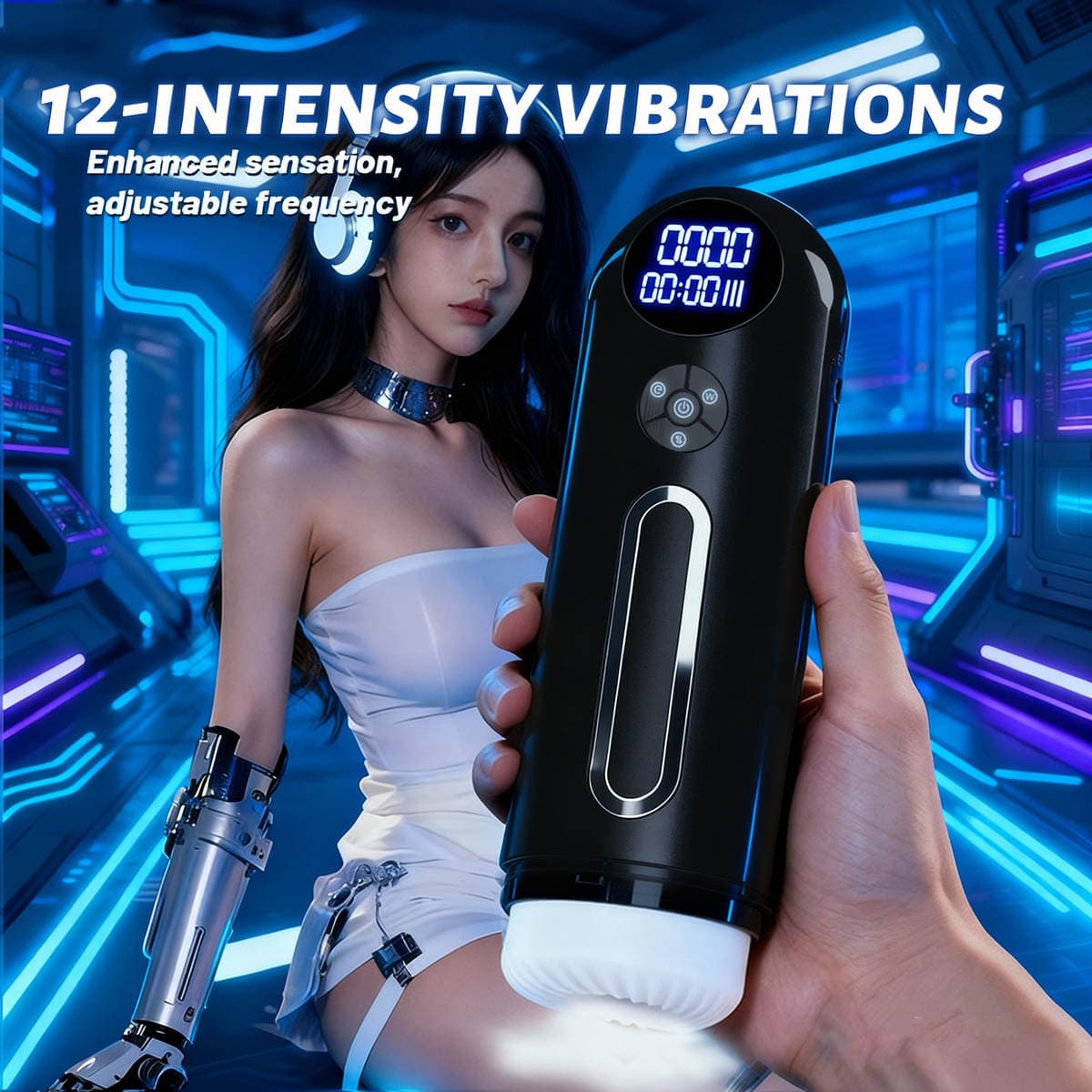 Star Night Cup Male Masturbation Device, Intelligent Sucking and Retractable Fully Automatic Flesh-Like Airplane Cup, Penis Training Sex Toy 3