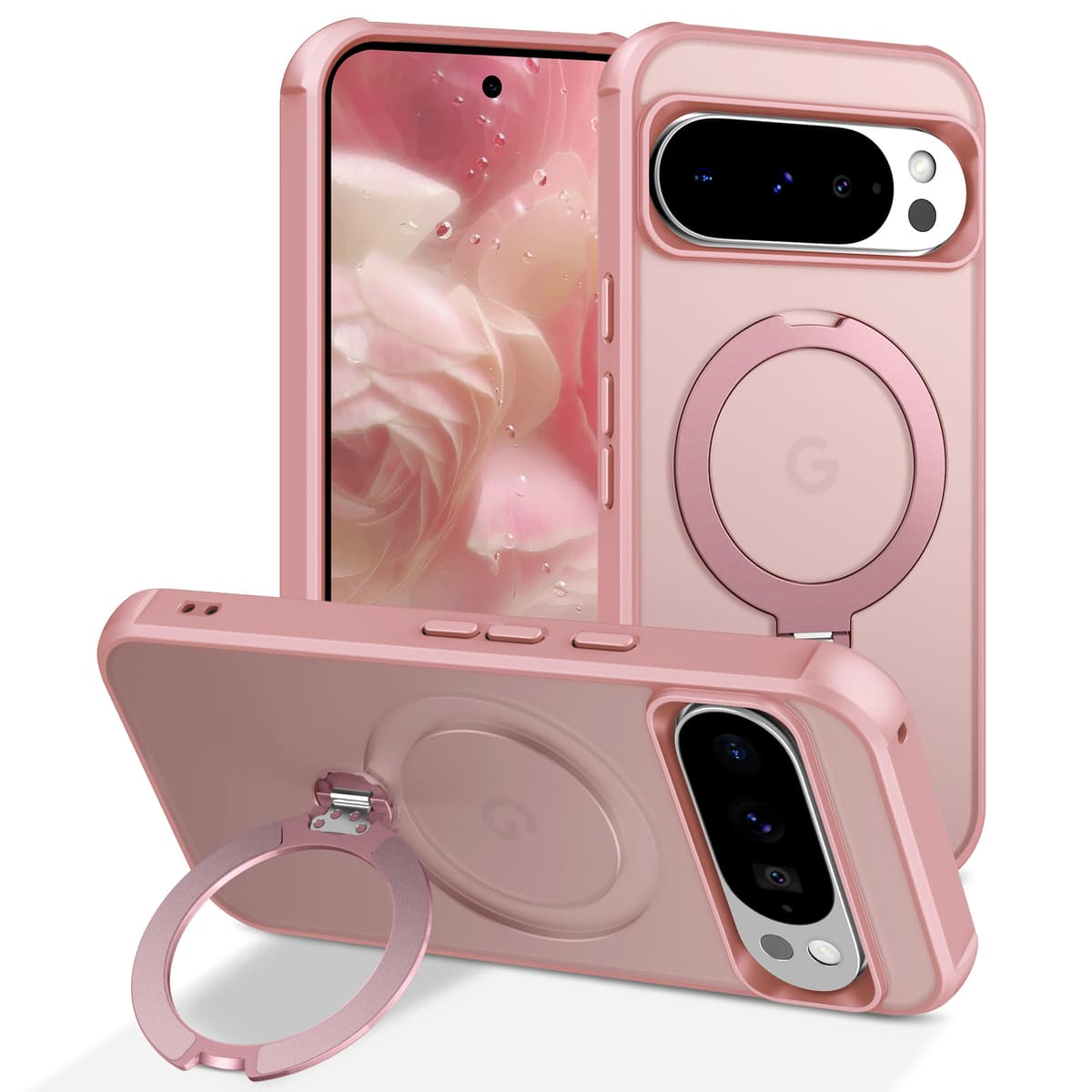 Light pink [360 pivot magnetic stand]