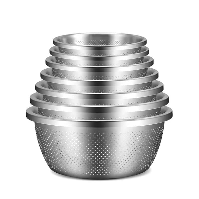 304 extra thick punched rice sieve