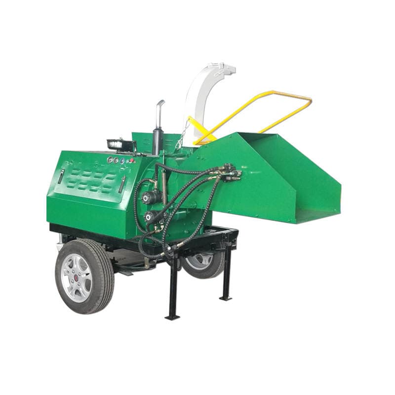 Garden branch crusher wood crushing and crushing machine mobile miscellaneous wood crusher mobile branch crusher 5
