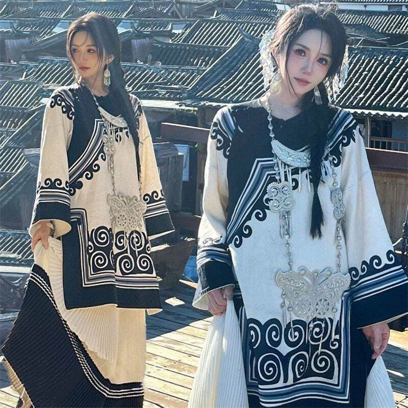New Yi clothing studio clothing new Chinese style Chinese style girlfriends travel photography traditional minority Photo Clothing 1