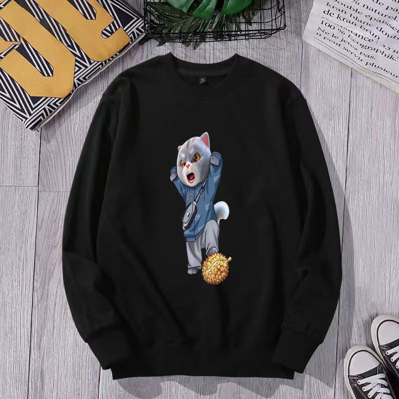 Sweat Black Durian Cat