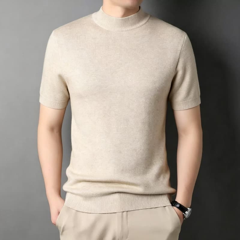 Short sleeve beige