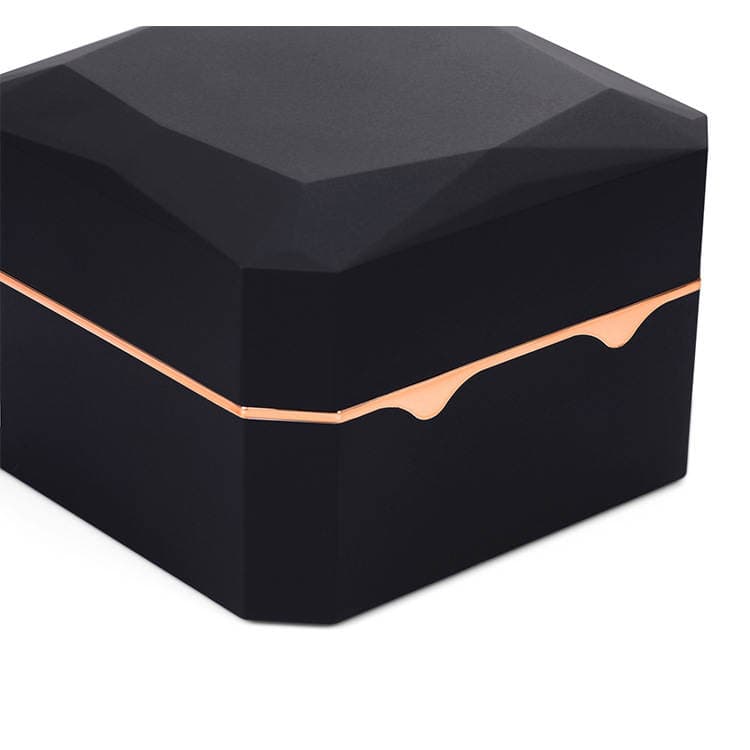Ready-Made Octagonal Watch Box with Light, Creative Piano Lacquer Watch Box, Quartz Watch Storage Box, Jewelry Box Wholesale 2