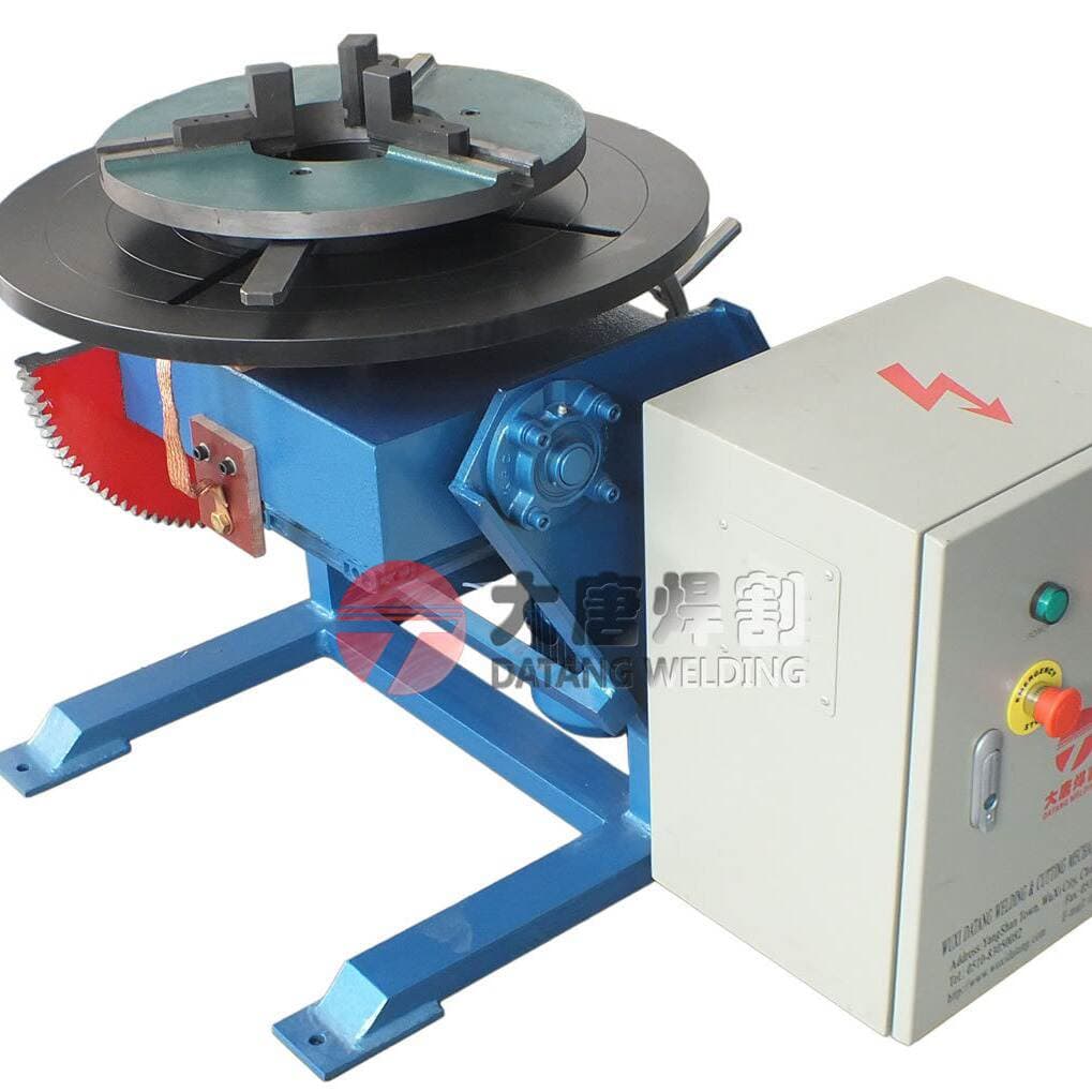 [Hot-Selling in Wuxi] Welding Auxiliary Equipment, Welding Positioner, 600kg Positioner with Chuck for Argon Arc Welding 4