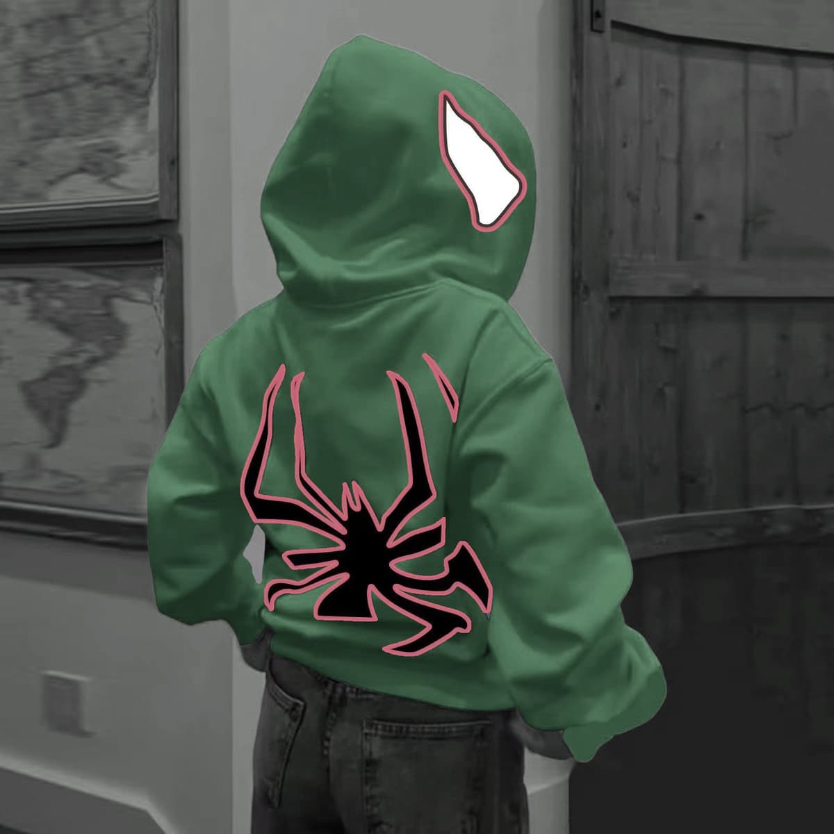 Dark green-purple logo