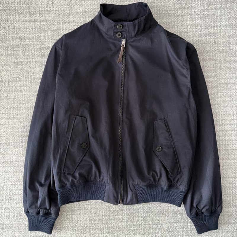 Harington jacket - red foal embroidery