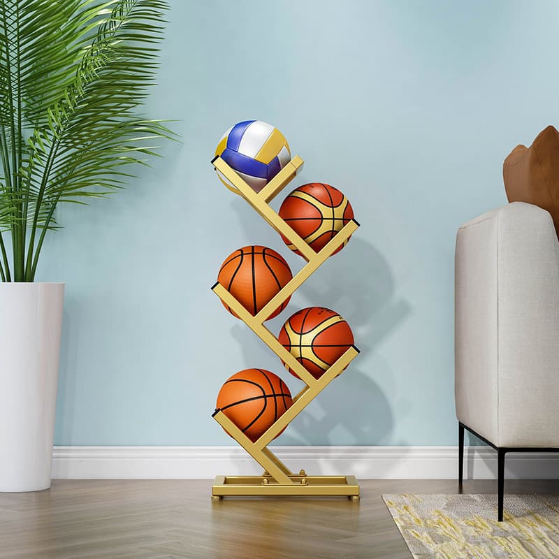 5 layers of gold [put 5 balls]