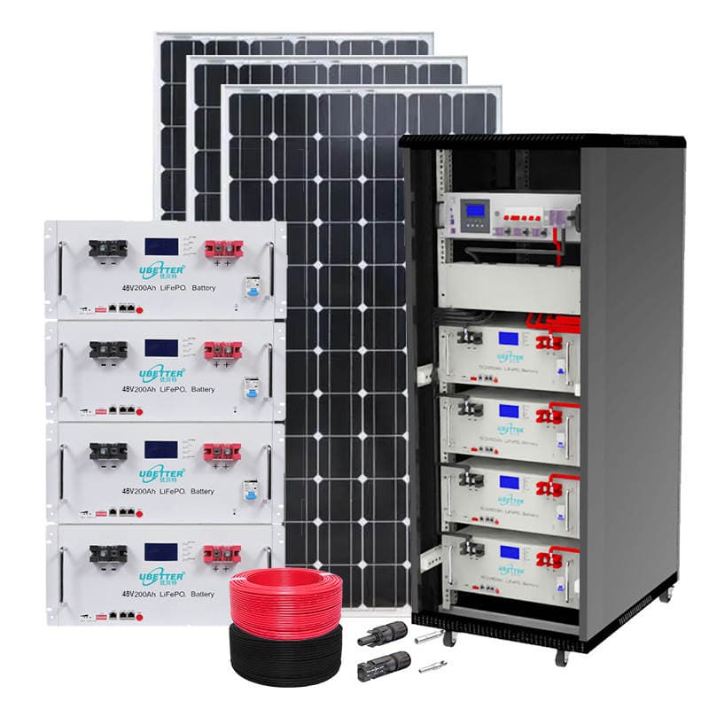 48V 200AH Şkaf Tipi Litium Dəmir Fosfat Batareyası, Günəş/Ev Enerjisi Saxlama üçün 4