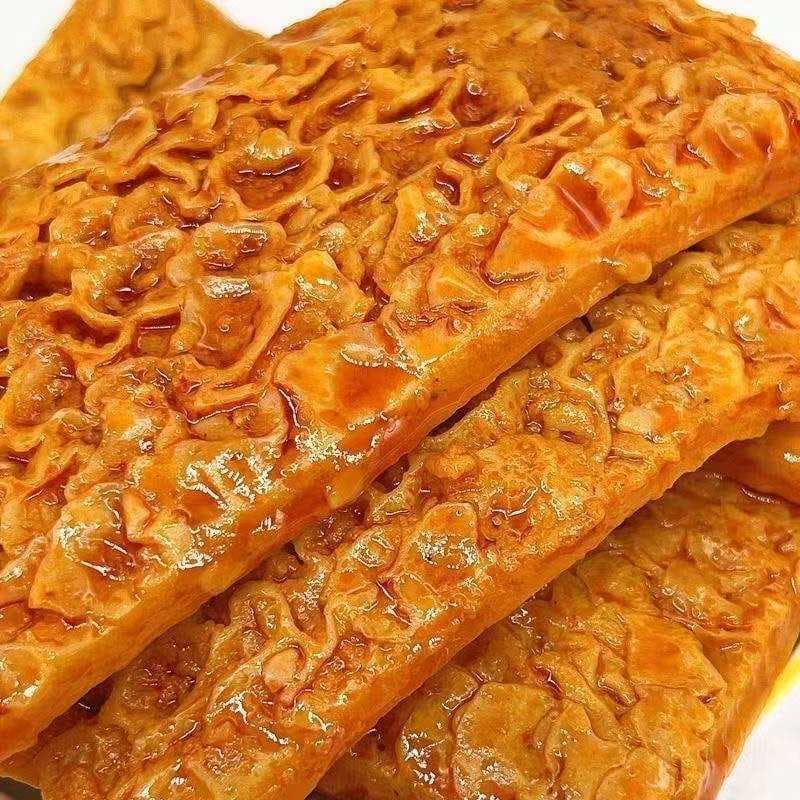 Sui Zhi Jie vegetarian xırtıldayan tofu qəlyanaltıları, küncüt sousu dadlı, ədviyyatlı konjak zolaqları 3
