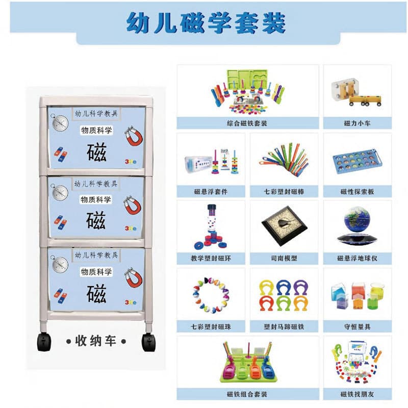 Magnetism set for young children