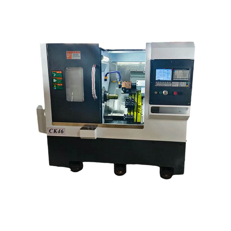 Factory Direct Supply Cnc Machine Tool Ck46 Turning and Milling Composite Multi-Function High-Precision Cnc Lathe Digital Display Machine Tool 5