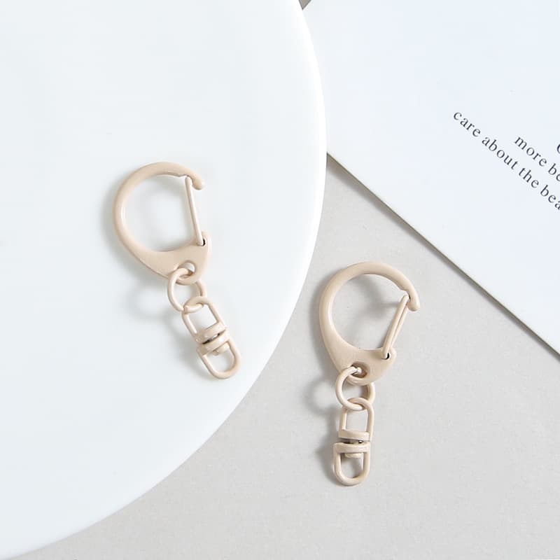 [light coffee] d-shaped buckle + 8-shaped buckle