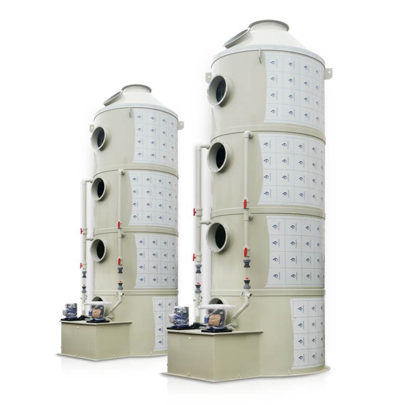Direct Supply from the Manufacturer of Industrial Waste Gas Treatment Equipment, Vocs Chemical and Pharmaceutical Industry Flue Gas Deodorization, Spray Fiberglass 5